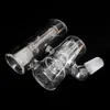 Duidelijk Dikke dubbele perc asvanger glas waterpijpen asvanger 8 armen boomkamer Precooler Recycler bedwelmend geblazen 14mm 18mm dab bongs rookaccessoire