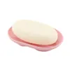 Pratos de sabão de silicone flexível Anti-derrapante Soap suporte da placa de bandeja Vazamento mouldproof sabão Boutique 300pcs cremalheira CCA11519-1