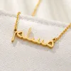 Personalized Arabic Name Necklace Stainless Steel Gold Color Customized Islamic Jewelry For Women Men Nameplate Necklace Gift285L