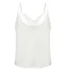 Élégant femmes Imitation soie sangle Camisole Sexy réglable Satin Slip doux gilet soyeux lâche débardeur chemises Blouses S-3XL