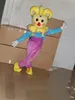 Clown 2019 Mascot Costume Cute Cartoon Factory Dostosowane prywatne niestandardowe rekwizyty spacery