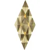 Modern Designer Gold Rhombus Vägglampor Vardagsrum Bedroom Bedside Light Luxury Hotel Aisle Corridor Led Wall Sconce