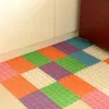 plastic bath mats 6 colors rectangle hollow non-slip DIY bathroom massage carpets toilet floor mats anti-bacterial shower mat 30x20cm