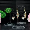 Acrylic Clear T Earring Display Earring Hanging Case Organizer Holder Showing Stand