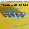 Edm ts-guide K1C (boîtier en acier inoxydable + céramique) d = 0.3/0.4/0.5/0.6/0.7/0.8/0.9/1.0/1.5/2.0/2.5/3.0mm pour Machine EDM à petits trous So dick KIC