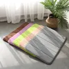 Hot 40*60cm Striped Bath Mat Bathroom Carpet Water Absorption Rug Shaggy Memory Foam Bathroom Mat kitchen Floor tapis salle de bain