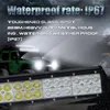 4 stks 20 "Inch 12-32V 24V 126W CREE LED-lichtbalk met bedradingsset voor vrachtwagentrailer 4WD SUV ATV Off Road Car Boat