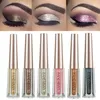 Diamante perolado líquido olho sombra forro 12color brilho colorido linkedyeshadow brilho brilhante conjunto livre navio 12