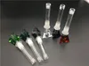 2Style Glasbongs Downstem 14 mm 18 mm weiblicher Downstem für Becherbong-Rauchwasserpfeife Diffusor mit buntem Diamant-Tabakkopf
