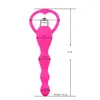 Produits de santé sexuelle pour adultes, perles de traction en silicone, bâton vibrant anal sara4347340