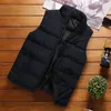 2019 New Casual Autunno Inverno Gilet Uomo Giacche Gilet spessi Uomo Cappotti senza maniche Uomo Gilet imbottito in cotone caldo Gilet uomo