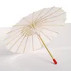 Biały bambusowy papier parasol Parasol Dancing Wedding Party Bridal Decor Bridal Wedding Parasols White Paper Parrelas CCA11846 100P9625988