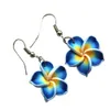 New Fashion Hawaii Plumeria Flowers Jewelry Sets Polymer Clay Earrings Necklace Pendant