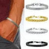 Herren-Armbänder, Titan-Textur, breites Panzerketten-Armband für Männer, Geschenke