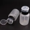 200ML / 6.8oz Nail Art pompe distributeur bouteille de gel Cleaner Polish Remover liquide Bouteille de pression Conteneur