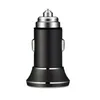 3.4A Safety Hammer charger Aluminium 2 ports USB Output Metal Dual USB Car Charger For Samsung Lg android phone gps pc