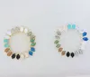 Boucles d'oreilles Druzy Drusy chaudes argent/or 10 couleurs géométrie pierre boucle d'oreille meilleur pour dame New York bijoux patte boucles d'oreilles