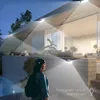 Güneş ışıkları Açık Motion sensörü duvar Bahçe Ön kapı Garaj Çit Güç gösterge fonksiyonu için uygundur ışık su geçirmez Acil lambalar