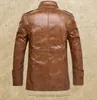 Big Size Jackets de couro M-8XL jaqueta de couro de crocodilo homens roupas de inverno casacos homens outwears marca vestuário jaqueta masculina