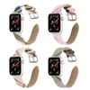 Cinturino ad anello in vera pelle per cinturino Apple Watch 42mm 44mm 38mm 40mm Per braccialetto di ricambio iwatch 3/2/1 correa