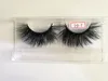 25mm long 3D mink hair false eyelashes to make eyelash lengthening version by hand 10pcs