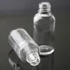 Clear 30ml Glass Dropper Bottles with Pipette Tube Black Childproof Cap for Essential Oil Eliquid