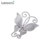 Wholesale- Vintage Butterfly Cute Brooch Pins for Women New Arrival Delicate Clear Shining CZ Rhinestone Wedding Bridal Brooches LUOTEEMI