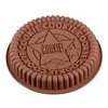 Kalp Yuvarlak Pastalar Çikolatalı Brownie Mousse Pişirme Kalıpları BakewareT2I5728 için pasta süsleme Kalıp 3D Silikon Kalıplar Pişirme Araçları