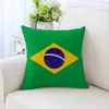 Fundas de almohada creativas con estampado de bandera nacional, regalo, fundas de cojín para silla de coche o sofá, funda de almohada desmontable para decoración del hogar, funda de cojín