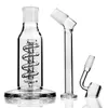 10,2 polegadas de vidro de vidro cachimbo de água gonga de gonga de água dobrável tubo de água dobrado Rigas de óleo articular 14 mm Bongs Bubbler fumando shisha