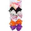 Hot Baby Girls Barrettes 24 Couleurs 5.6 "JOJO Cheveux Arcs Filles Barrettes Colorées Bébé Cheveux Accessoires Arc-En-Licorne Enfants Alligator Clip