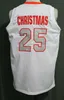 Syracuse Turuncu Koleji Rakeem Kırmızı Noel # 25 Retro Basketbol Jersey Erkek Dikişli Özel Numarası Adları