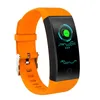Pulseira inteligente qw18 rastreador de fitness smartwatch smartwatch com frequência cardíaca pressão arterial ip68 relógio à prova d'água para iPhone Andro2185640