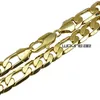 Men Gold Filled Necklace Solid Curb Link Chain 60cm;12mm width n312