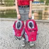 Portable And Practical Travel Pet Carrier Bag Outdoor Cat Dog Double Shoulder Mesh Breathable Backpack New Fashionable