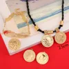 Ethiopian Gold Coin Jewelry Sets Ethiopian Coin Set Coin Necklace Pendant Earrings Ring Bracelet Jewelry