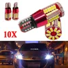 venda quente 10X T10 501 194 W5W 3014 LED 57SMD Car Light Lâmpadas Estacionamento Canbus Branco Car marcador Auto Wedge Apuramento Acende luzes de estacionamento lâmpada