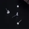 Nouveau Vintage 925 boucles d'oreilles en argent Sterling pour les femmes mode Mini Magnolia fleur boucle d'oreille en argent Sterling 925 bijoux