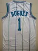 İndirim Shareef Rahim Jersey Vintage Mike 10 # Bibby 50 # Reeves Muggsy Bogues Formalar 33 # Alonzo Yeşil Beyaz Mor Yas