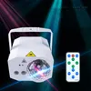 Patterned Led Stage Sound Controlled Strobe Laser DJ KTV Projector Party Disco Magic Ball Light Remote Control Mini Laser Light7823605