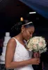 Abito da sposa sudafricano economico di alta qualità A Line scollo a V in pizzo tulle Country Garden Church abito da sposa formale su misura Plus Size
