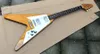Custom Electric Guitar FlyingV whitemahogany body humber pickups wax potted2361875