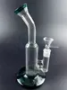 Enorme basisglas waterpijpen waterpijpjes groene heady olie dab rigs 9,5 inches bong voor roken accessoires