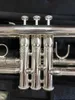 Jupiter JTR-1100 högkvalitativ mässing Silverpläterad Bb Trumpet Nyankomst Musikinstrument Pärlknapp med munstycke och fodral