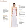 2021 Dubai Afryki ASO Ebi Suknie Wieczorowe z cekinowanymi koronkowymi aplikacjami Syrenka Prom Dress Plus Size Kobiety Muzułmańskie Suknie Party