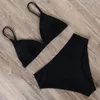 Ruuhee neon cintura alta cintura biquíni 2020 mulheres maiô push up swimwear brasileiro biquini natação terno verão maiô femme