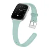 Remplacement de bande de Sport en Silicone pour Fitbit Versa 2 Lite montre Apple 38mm 42mm 40mm 44mm Bracelet de Style T Bracelet de montre intelligente