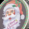 Herdenkingsmunt Craft Merry Christmas Santa Claus Deer Sleigh voor Silver Plated Challenge Badge