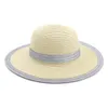 Moda Floppy Chapéu De Palha De Papel Grande Brim Chapéus de Sol Das Mulheres Verão Praia Cap Dobrável Chapéu Fedora Ao Ar Livre Chapéu de Proteção Solar