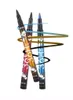 Yanqina 36H 방수 아이 라이너 Yanqina 메이크업 연필 블랙 브라운 블루 퍼플 4 색 펜 액체 눈 라이너 화장품 오래 지속되는 DHL 무료